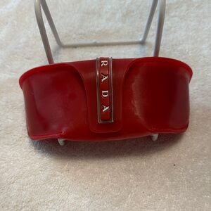 Prada vintage Red Sunglasses Holder